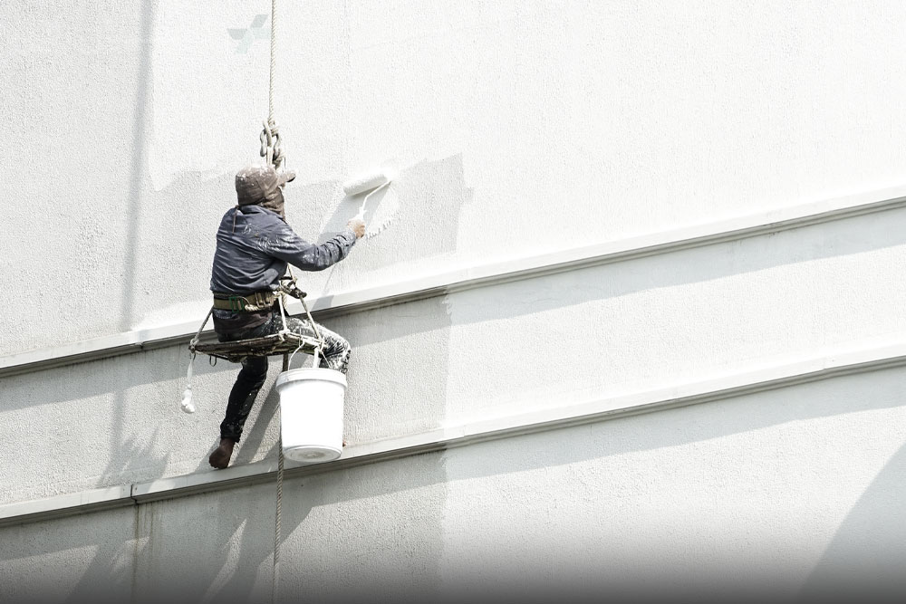 ترمیم نمای ساختمان با نقاشی نما | شرکت پارسیان راپل